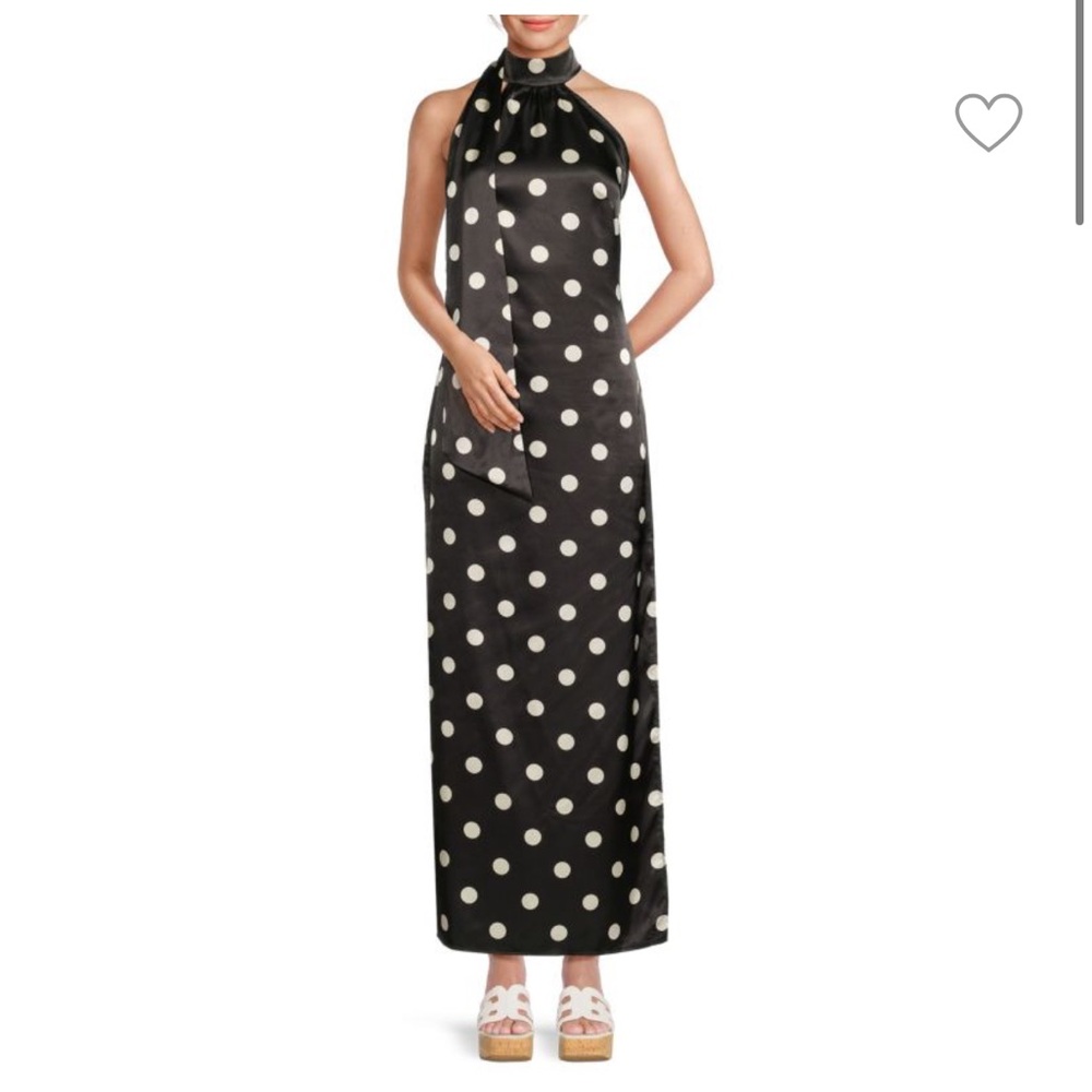RACHEL RACHEL ROY
Neve Polka Dot Satin Maxi Dress